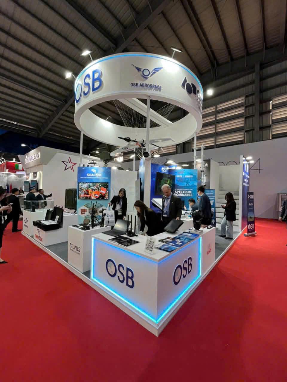 OSB Aerospace — circular overhead structure